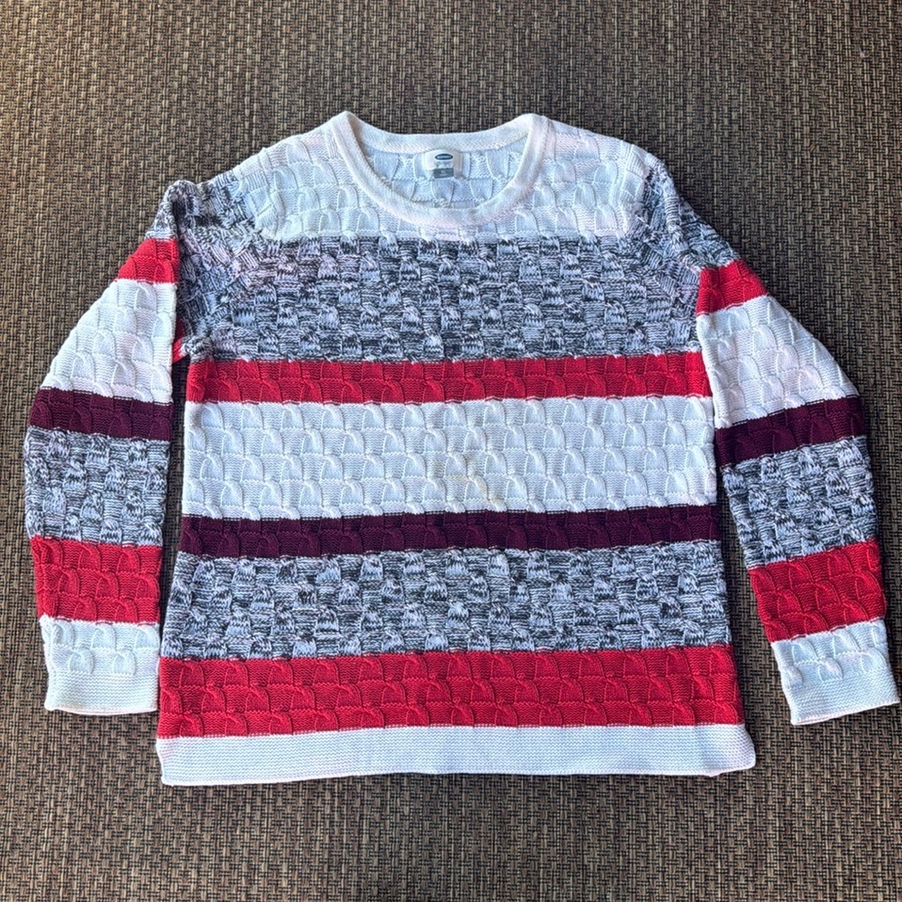 Old Navy Knit Stripped Sweater